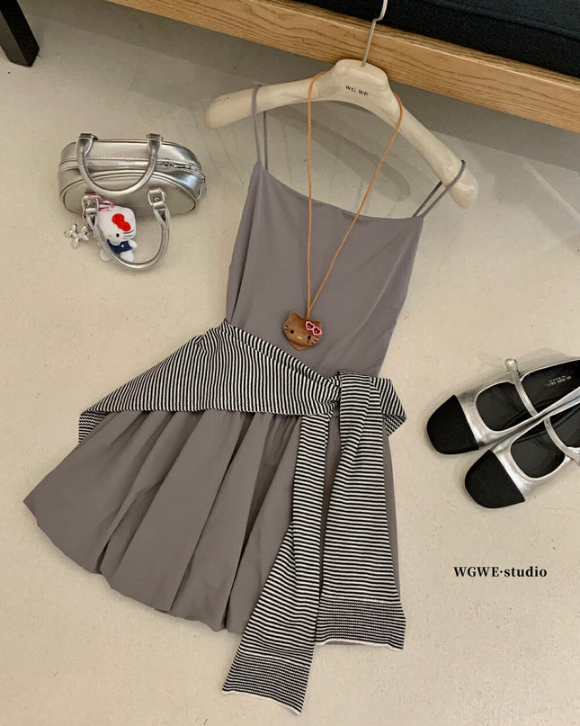 WG.WE Balletcore Cloud Hem Fit & Flare Camisole Dress