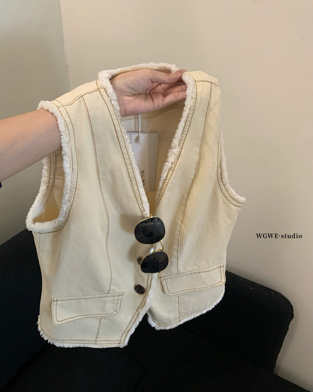 WG.WE Trendy Vest Top & Pleated Skirt Set
