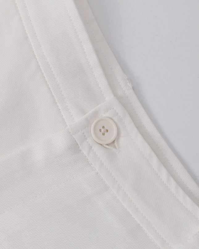 AIXILI Embroidered Eyelet Tencel Cotton Wide-Leg Pants