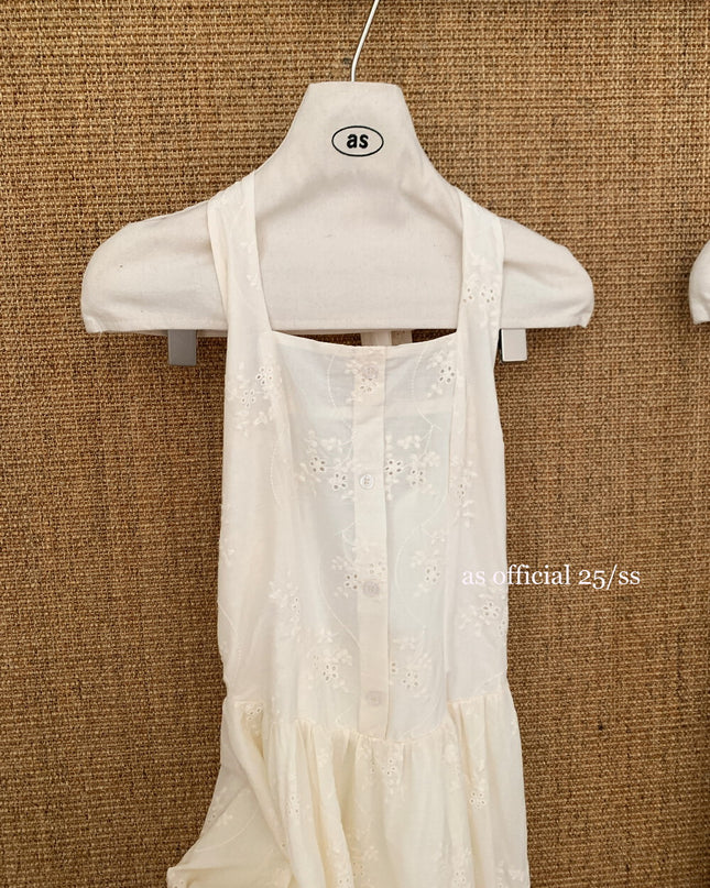 AS OFFICIAL Soft Feminine Halter Backless Dress