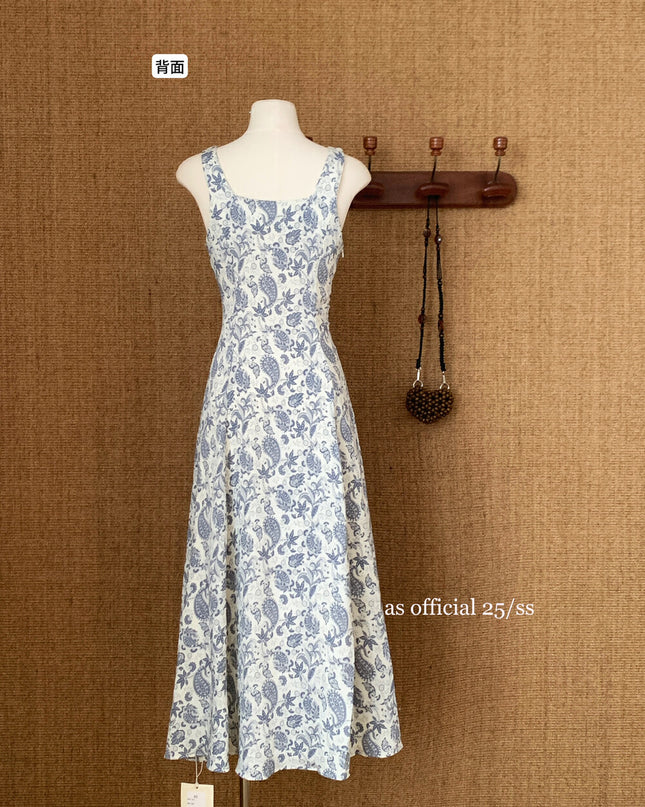 AS OFFICIAL Floral Cinched Waist Vacation Dress