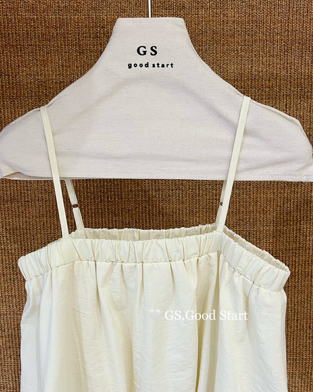 GS.GOOD START Sweet Youthful Bubble Hem Cami Top