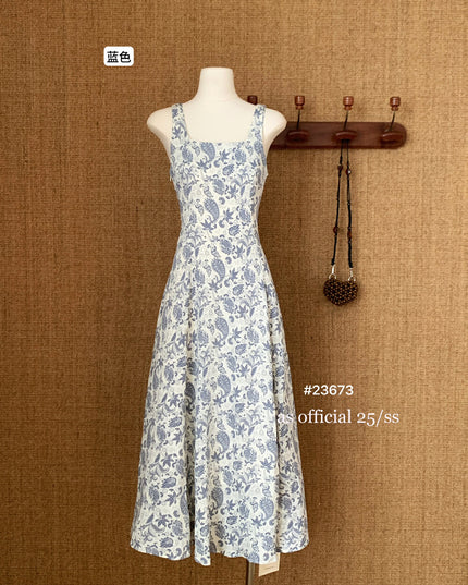 AS OFFICIAL Floral Cinched Waist Vacation Dress