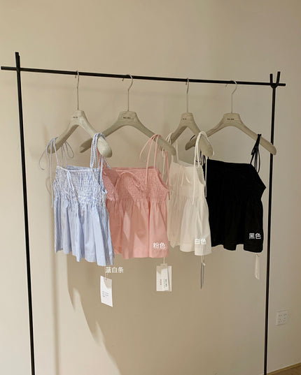 WGWE Bow Tie Slim-Fit Crop Cami