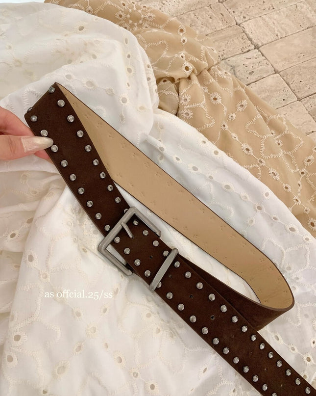 AS OFFICIAL Embroidered Halter Tie Tube Dress (With Belt)