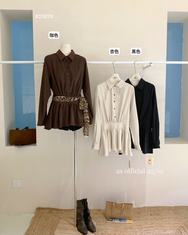 AS OFFICIAL Sweet Utility Miu-Style Dress (With Belt)