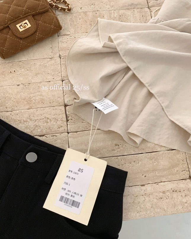 AS OFFICIAL Sweet Utility Miu-Style Dress (With Belt)