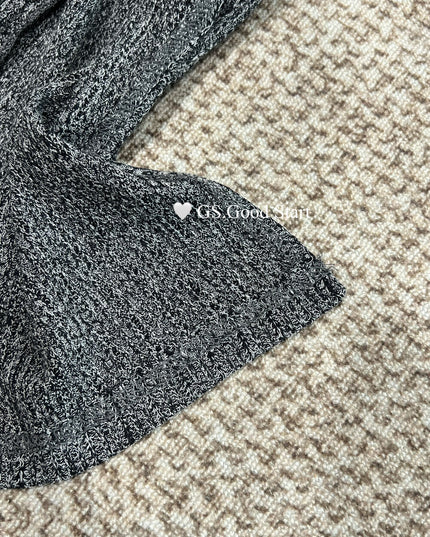 GS.GOOD START Layered Knit Hollow Vest Dress
