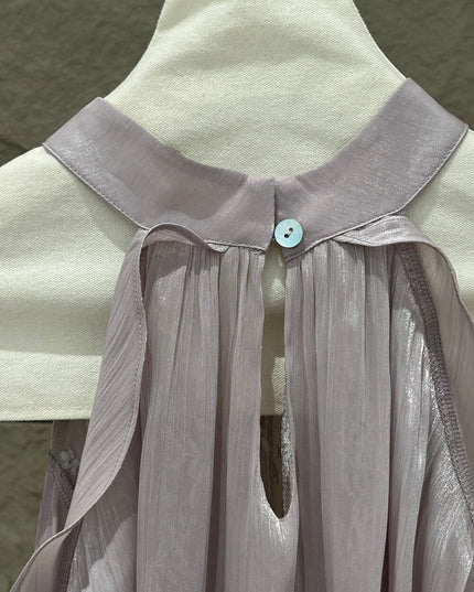 SE GENTLE SUN Romantic Off-Shoulder Ruffle Lace Blouse