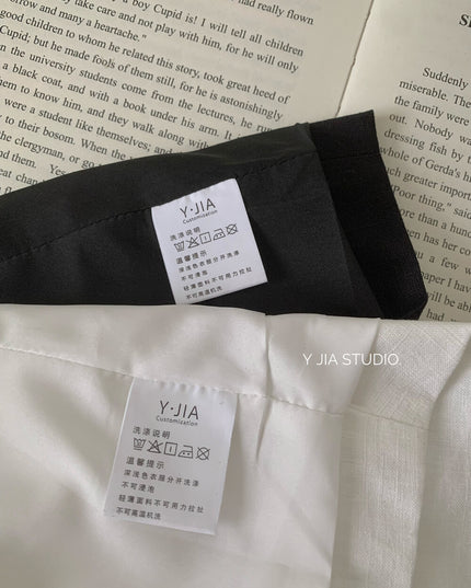 Y.JIA Old Money Lace-Trim Vest + Pleated Skirt Set