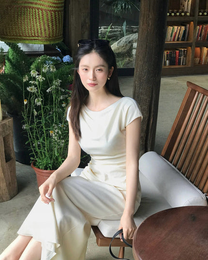 WGWE French Chic Elegance Long Dress