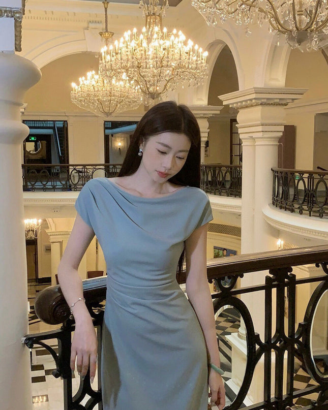 WGWE French Chic Elegance Long Dress