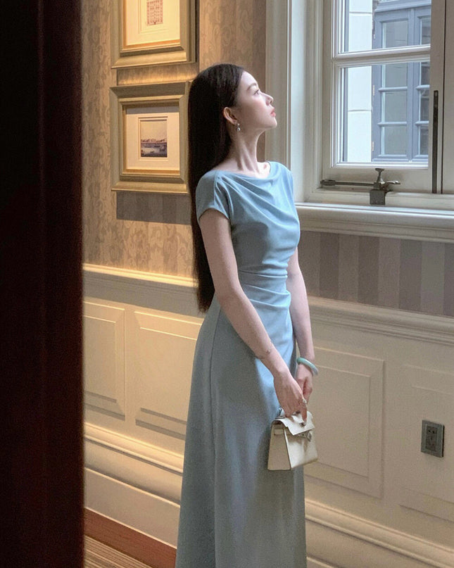 WGWE French Chic Elegance Long Dress