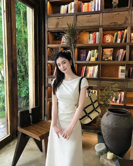 WGWE French Chic Elegance Long Dress
