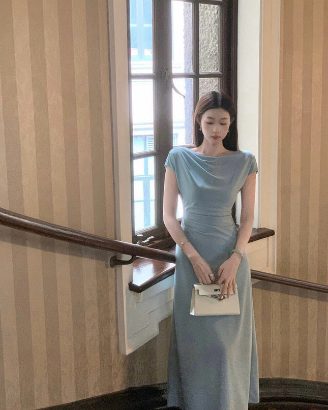 WGWE French Chic Elegance Long Dress