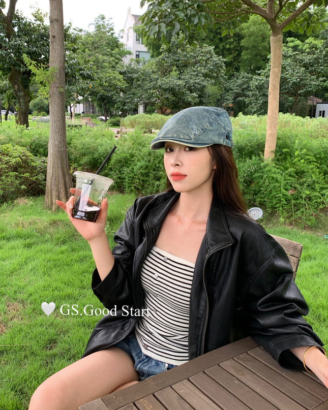 GS.GOOD START Essential Knit Tube Top