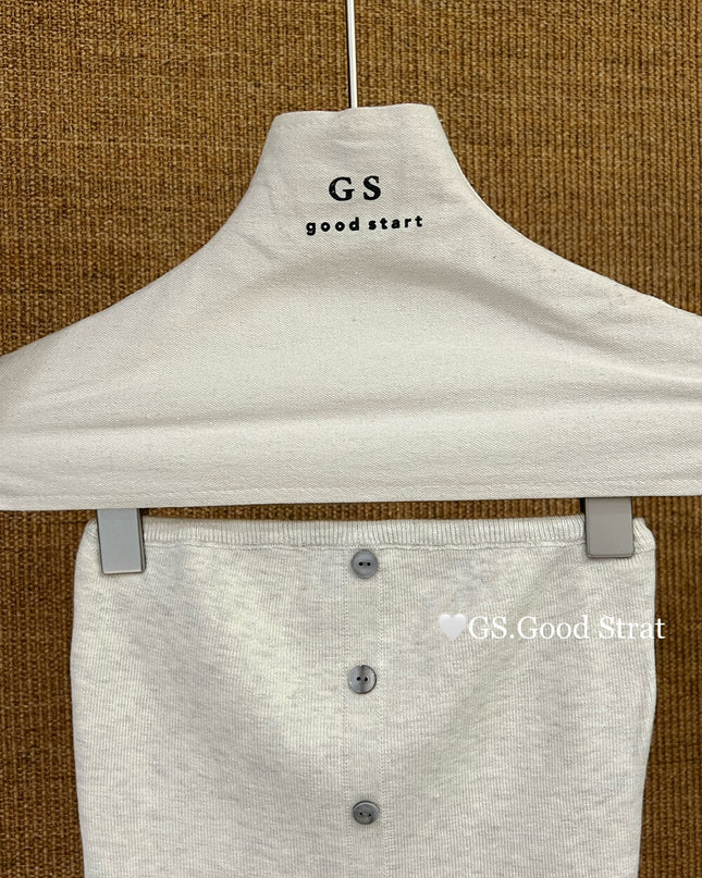GS.GOOD START Essential Knit Tube Top