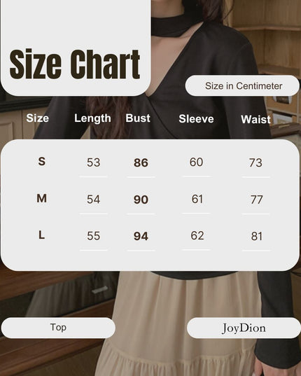 AIXILI Elegant V-Neck Ruched Knit Top with Flowing Tie