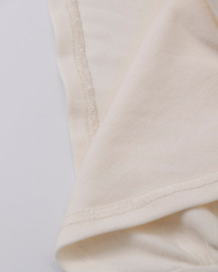 AIXILI Minimalist Asymmetrical Ruched Knit Top with Waist Chain