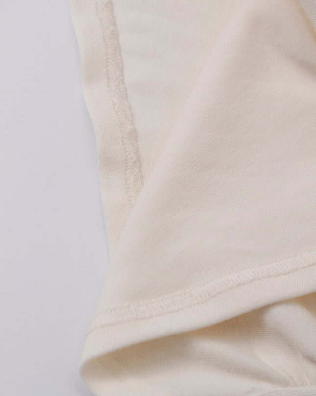 AIXILI Minimalist Asymmetrical Ruched Knit Top with Waist Chain