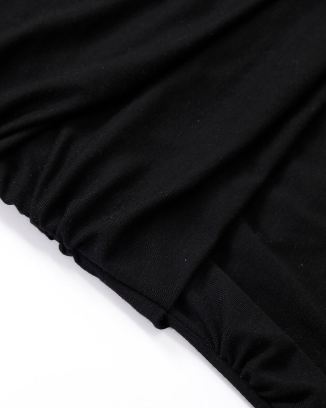 AIXILI Minimalist Ruched Seamless Layered Look Sleeveless Dress