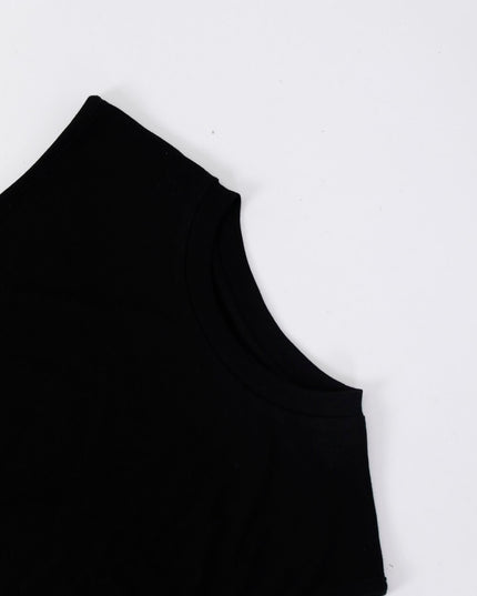 AIXILI Minimalist Ruched Seamless Layered Look Sleeveless Dress