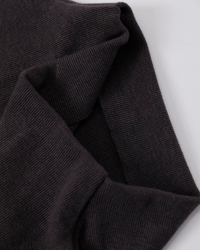 AIXILI High-Neck Draped Slim Fit Layering Dress