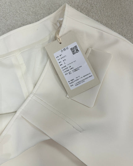 SE GENTLE SUN Elegant Refined Slim-Fit Skort