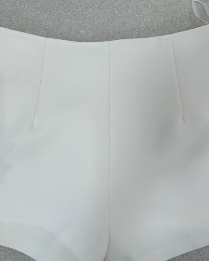 SE GENTLE SUN Elegant Refined Slim-Fit Skort