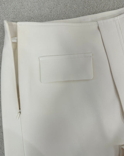 SE GENTLE SUN Elegant Refined Slim-Fit Skort