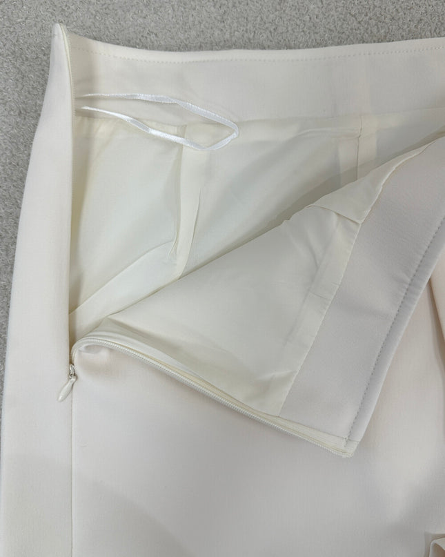 SE GENTLE SUN Elegant Refined Slim-Fit Skort