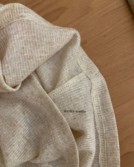 WGWE Ruched Drape Ribbon Top