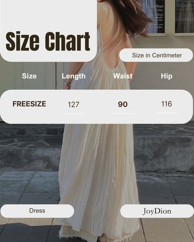 WGWE French Backless Beach Maxi Slip Dress