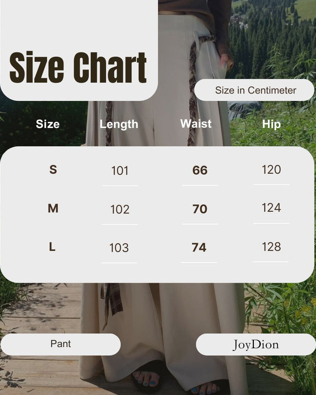 GS.GOOD START Pleated Wide-Leg Trousers with Waist Tie
