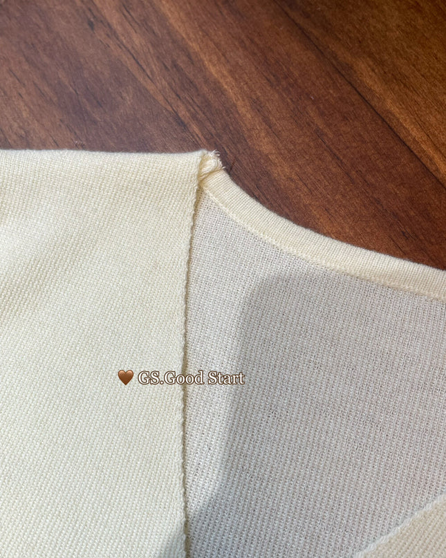 GS.GOOD START Waist-Cinching Knit Femme Top