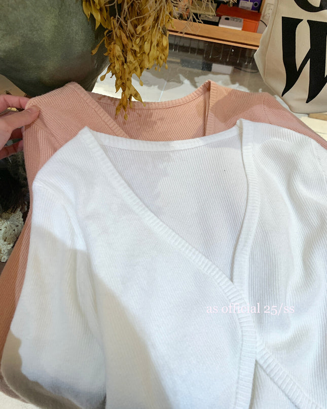 AS OFFICIAL Featherlight Paper-Slim Cardigan