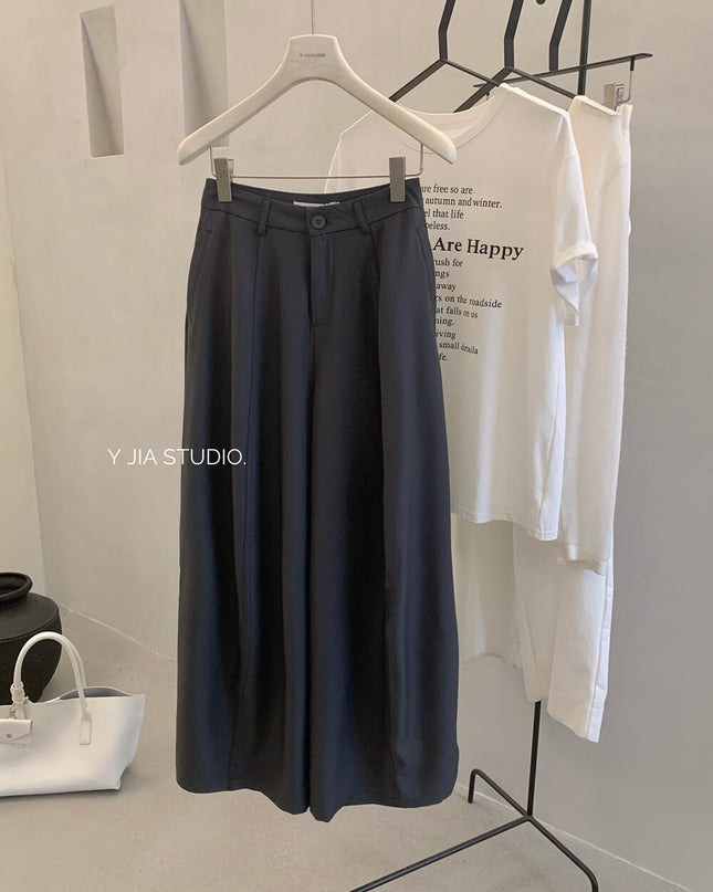 Y.JIA Cable Knit Polo Vest + Relaxed Balloon Trouser Set
