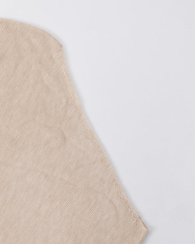 AIXILI Asymmetrical Off-Shoulder Knit Sweater with Waist Tie (wool)