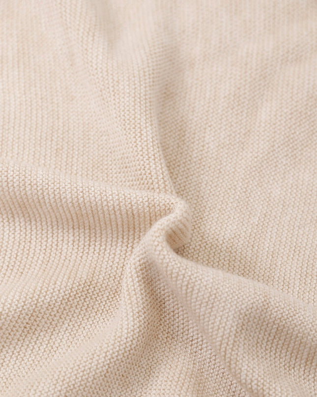 AIXILI Asymmetrical Off-Shoulder Knit Sweater with Waist Tie (wool)