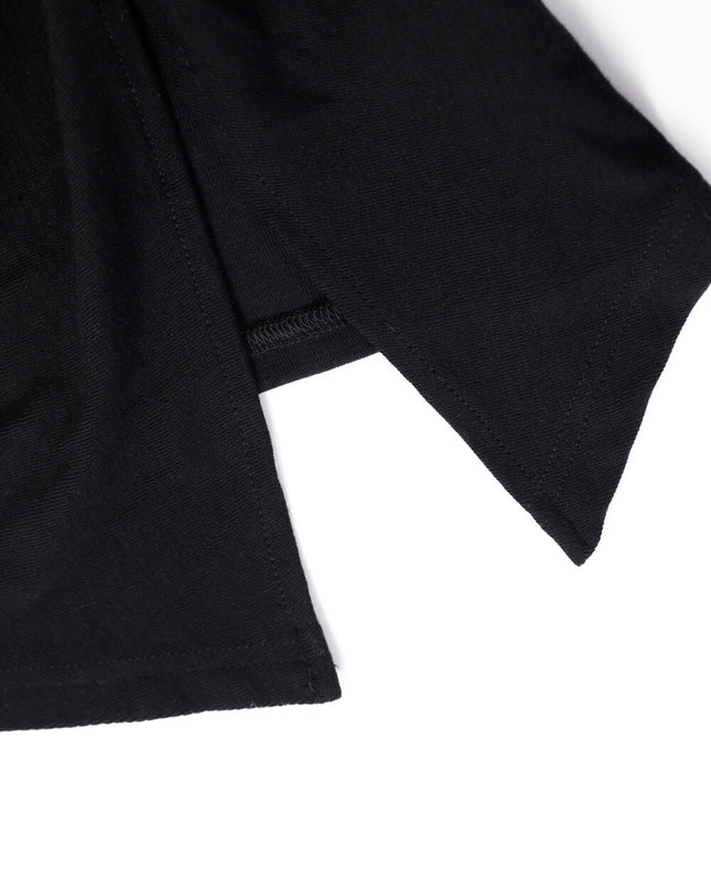AIXILI Twist-Front Slim-Fit Knit Long Sleeve Top