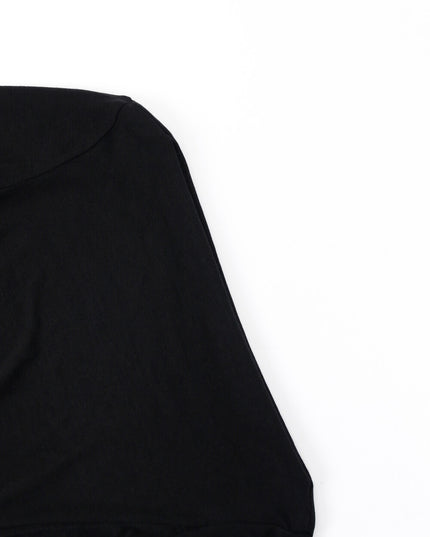 AIXILI Twist-Front Slim-Fit Knit Long Sleeve Top