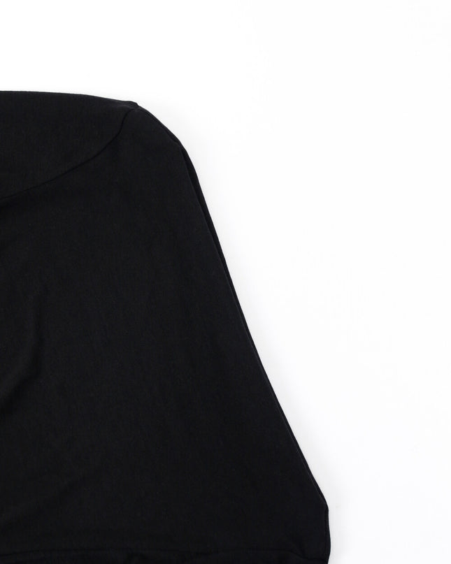 AIXILI Twist-Front Slim-Fit Knit Long Sleeve Top
