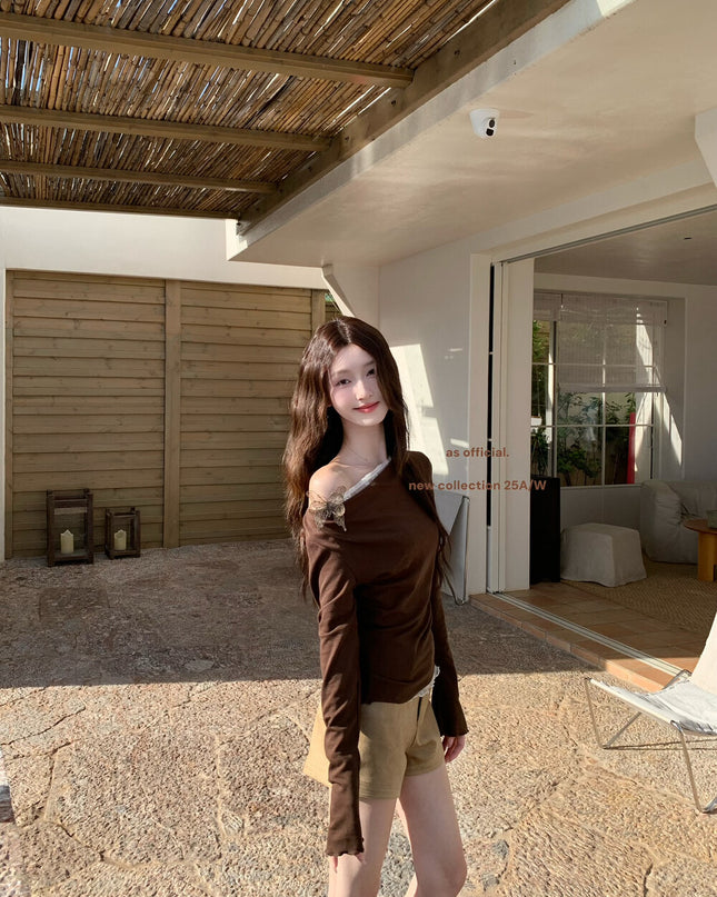 AS OFFICIAL Vintage Suede Belted Shorts