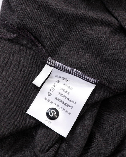 AIXILI Twist-Knot Asym Hem Slim Fit Knit Top
