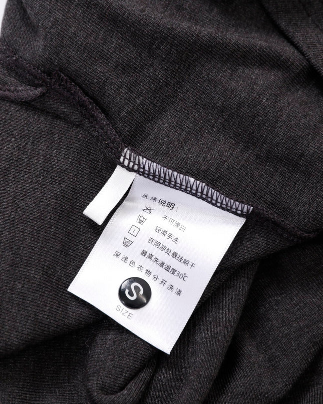 AIXILI Twist-Knot Asym Hem Slim Fit Knit Top