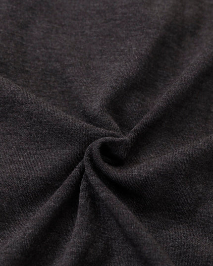 AIXILI Twist-Knot Asym Hem Slim Fit Knit Top