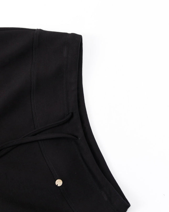 AIXILI Relaxed Drape Wide-Leg Drawstring Pants