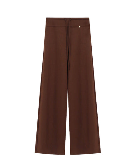 AIXILI Relaxed Drape Wide-Leg Drawstring Pants