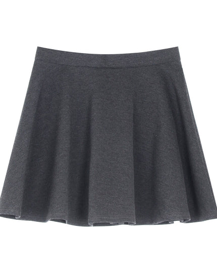 APXIVI High-Waist Slimming A-Line Knit Mini Skirt