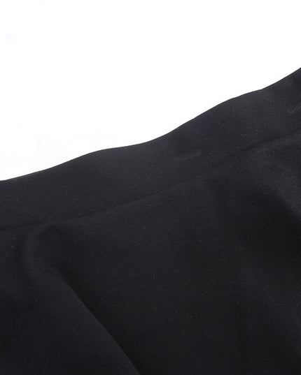 APXIVI High-Waist Slimming A-Line Knit Mini Skirt